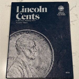 Lincoln Cents Collection Folder - Black
